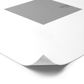 Blooming Violin – Minimal Floral Music Poster (Ecke)