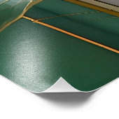 Blooming Wallpaper Japanisch Magnolia Art Fotodruck (Ecke)