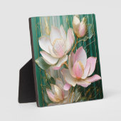 Blooming Wallpaper Japanisch Magnolia Art Fotoplatte (Vorderseite)