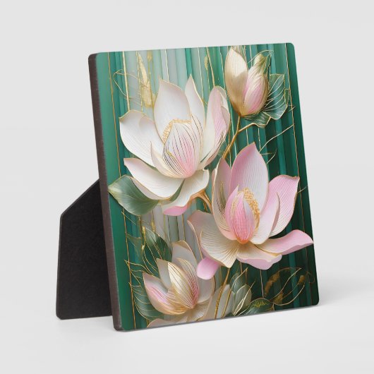 Blooming Wallpaper Japanisch Magnolia Art Fotoplatte (Vorderseite)