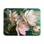 Blooming Wallpaper Japanisch Magnolia Art Magnet (Horizontal)
