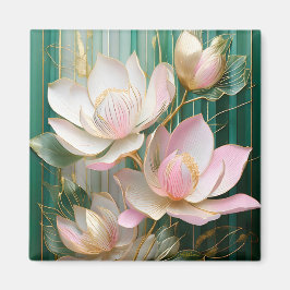 Blooming Wallpaper Japanisch Magnolia Art Magnet