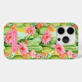 Blooming Watercolor Cacti Personalized Case-Mate iPhone Hülle (Rückseite (Horizontal))