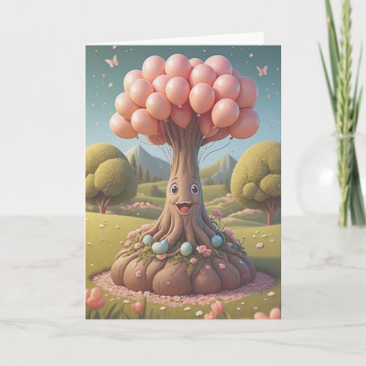 Blooming Wishes for You Karte (Vorderseite)