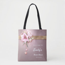 Blooming with Joy: Personalisierte Blumenbridal-Sh Tasche