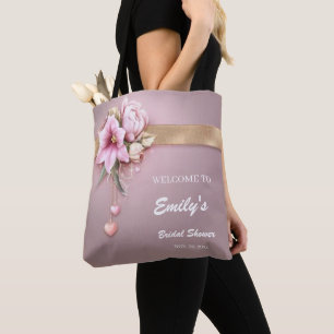 Blooming with Joy: Personalisierte Blumenbridal-Sh Tasche