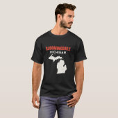 Bloomingdale Michigan USA Staat America Travel Mic T-Shirt (Vorne ganz)