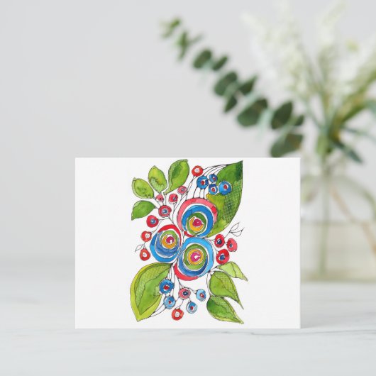 Bloomingoriginal Postkarte (Stehend Vorderseite)