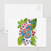 Bloomingoriginal Postkarte (Vorne/Hinten)