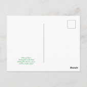 Bloomings aus Kalifornien: Affen-Blume Postkarte (Rückseite)