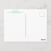 Bloomings aus Kalifornien: April-Wildblumen Postkarte (Rückseite)