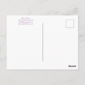 Bloomings aus Kalifornien: Beach Aster Postkarte (Rückseite)