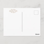 Bloomings aus Kalifornien: Buchweizen an der Küste Postkarte (Rückseite)