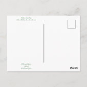 Bloomings aus Kalifornien: Buttercup Postkarte (Rückseite)