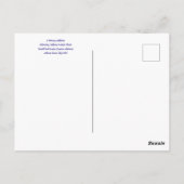 Bloomings aus Kalifornien: Coastal Bush Lupine Postkarte (Rückseite)