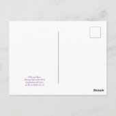 Bloomings aus Kalifornien: Coyote Mint Postkarte (Rückseite)