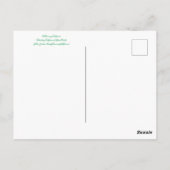 Bloomings aus Kalifornien: Goldener Pfeil Postkarte (Rückseite)