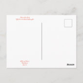 Bloomings aus Kalifornien: Indischer Paint Brush Postkarte (Rückseite)