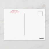 Bloomings aus Kalifornien: Island Snapdragon Postc Postkarte (Rückseite)