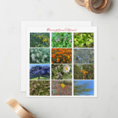 Bloomings aus Kalifornien! Mitteilungskarte (Vorderseite/Rückseite Beispiel)