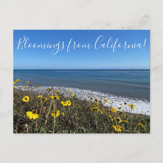 Bloomings aus Kalifornien! Postkarte (Vorderseite)