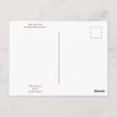 Bloomings aus Kalifornien: Riesen Wakerobin Postkarte (Rückseite)