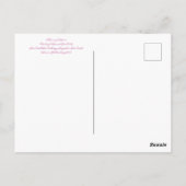 Bloomings aus Kalifornien: Sand Aster Postkarte (Rückseite)