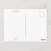 Bloomings aus Kalifornien: Seaside Daisy Postkarte (Rückseite)