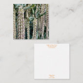 Bloomings aus Kalifornien: Seidenschnecke Mitteilungskarte (Vorne/Hinten)