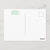 Bloomings aus Kalifornien: Silberweed Postkarte (Rückseite)