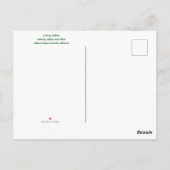 Bloomings from California: Buttercup Postkarte (Rückseite)