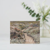 Bloomings von Big Sur! Postkarte (Stehend Vorderseite)