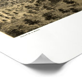 Bloomington, IL Panoramic Karte - 1867 Poster (Ecke)