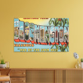 Bloomington, Illinois - Großbuchstaben - Szenen 2 Leinwanddruck (Insitu (Wohnzimmer))