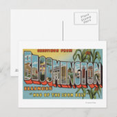 Bloomington, Illinois - Großbuchstaben - Szenen 2 Postkarte (Vorne/Hinten)