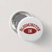 Bloomington Indiana Button- College Football Anste Button (Vorne & Hinten)