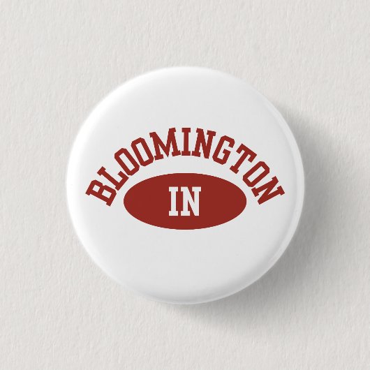 Bloomington Indiana Button- College Football Pin Button (Vorderseite)