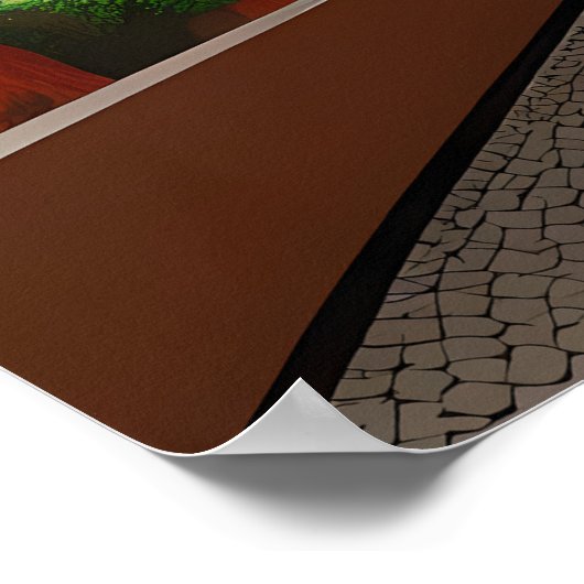 Bloomington Indiana Poster (Ecke)