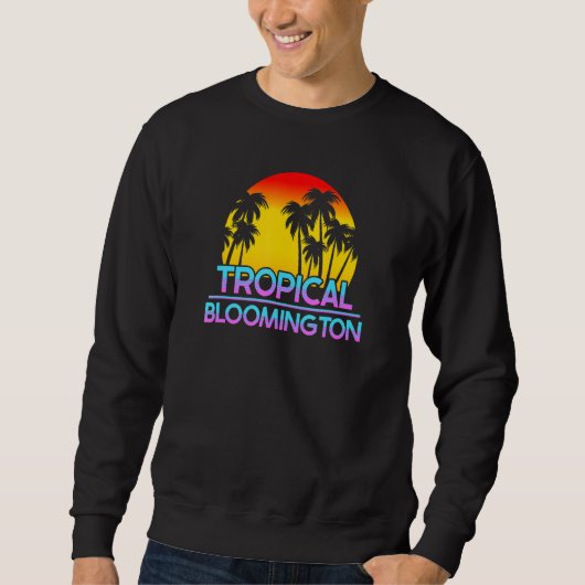 Bloomington Minnesota Funny Ironic Weather Sweatshirt (Vorderseite)