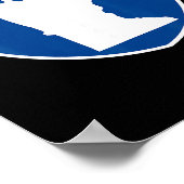 Bloomington Minnesota Map Highway Interstate Sign  Poster (Ecke)