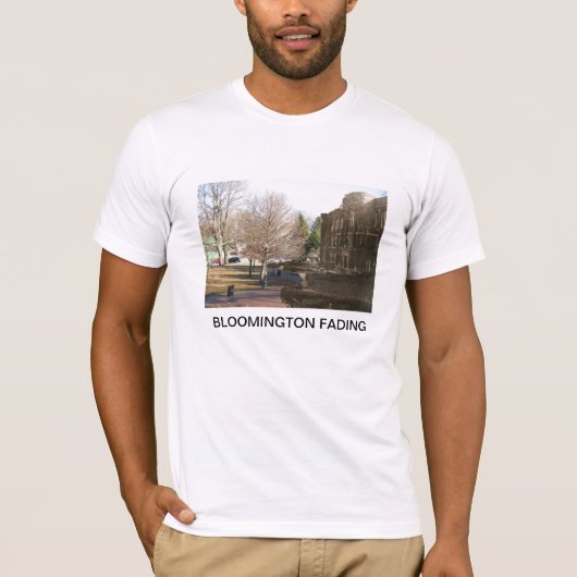 Bloomington-Verblassen T-Shirt (Vorderseite)