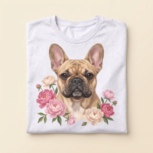 Bloompup Floral Gouache Haustier-Porträt Tri-Blend Shirt