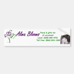 Blooms Banner Autoaufkleber