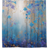 Blooms & Bliss: Aquareller Dream Duwer Vorhang (Vorderseite)