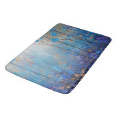 Blooms & Bliss: Wasserfarbe Traumdusche Badematte (Schrägansicht)