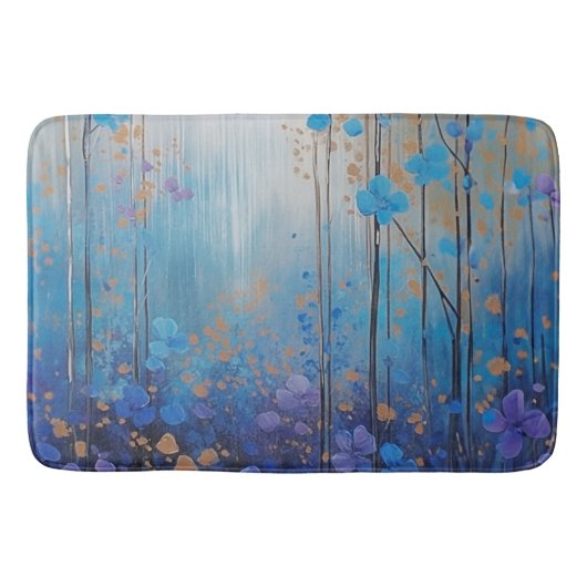 Blooms & Bliss: Wasserfarbe Traumdusche Badematte (Vorderseite)