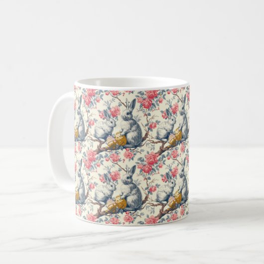 Blooms & Bunnies Cups: Bunny Wonderland Kaffeetasse (Vorderseite Links)