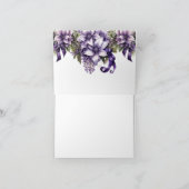 Blooms der Dankbarkeit: Eine geklappte Dankeschön- Dankeskarte (Innenseite)