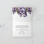 Blooms der Dankbarkeit: Eine geklappte Dankeschön- Dankeskarte (Innenseite)