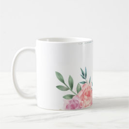 "Blooms in a Cup: Tasse der BlumenEleganz"